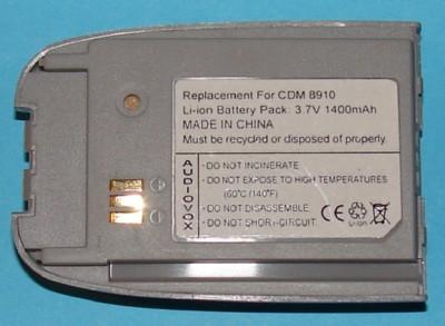 Battery: CDM-8910 - AUDIOVOX - CEL-CDM8910-HC